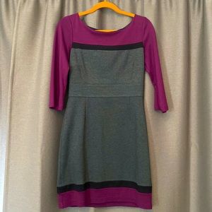 White House Black Market 3/4 sleeve dress, size 4